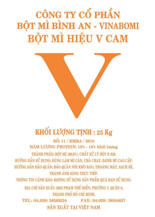  Bột Mì V Cam